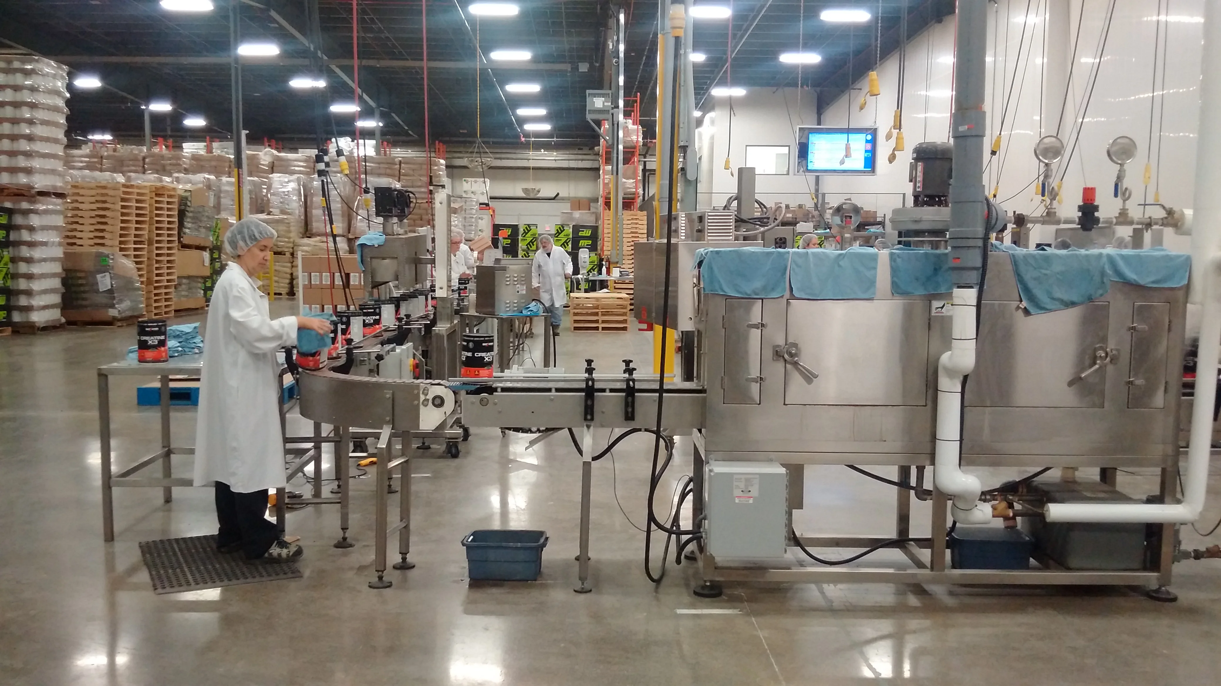 Dry Powder Plastic Bottle Filling Line